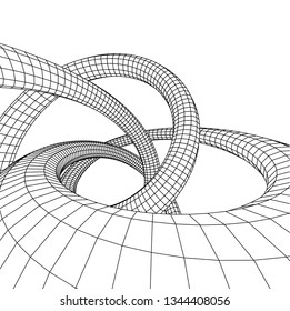 Geometric background. Abstract shape