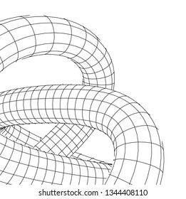 Geometric background. Abstract shape