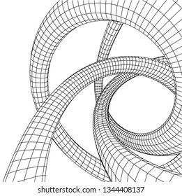 Geometric background. Abstract shape