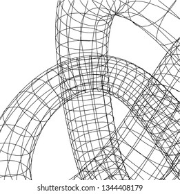 Geometric background. Abstract shape