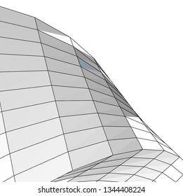 Geometric background. Abstract shape