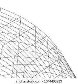 Geometric background. Abstract shape