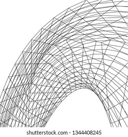 Geometric background. Abstract shape