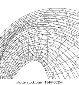 Geometric background. Abstract shape