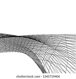 Geometric background. Abstract shape