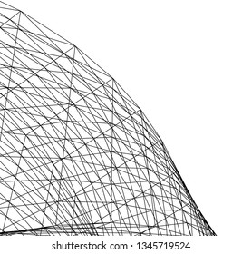 Geometric background. Abstract shape