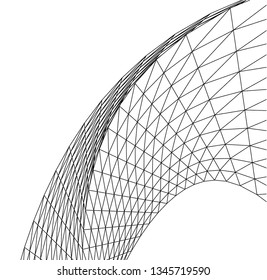 Geometric background. Abstract shape