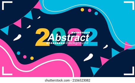 geometric background with abstract shapes