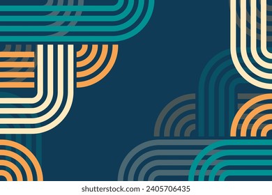 geometric background with abstract shapes