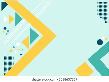 Geometric background with abstract background shapes with colorful colors