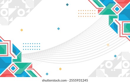 geometric background abstract texture color design