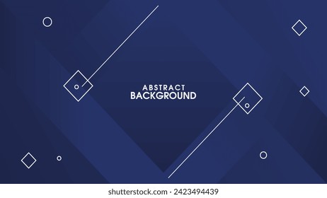 Geometric background, abstract vector background design with blue gradient shape. Technology, tech, dynamic, science concept wallpaper design.