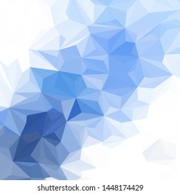 geometric background. abstract vector illustration triangular design. polygonal style. light blue color