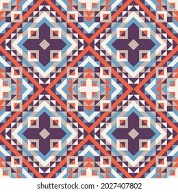 Diseño de banner de fondo geométrico. Resumen de la obra de arte sin problemas. Estructura ornamental. Cartel conceptual. La etnia boho ornate. Ilustración vectorial.  