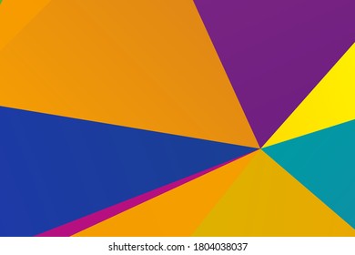 Fondo geométrico para banners, Fondos de escritorio mimísticos en un estilo moderno. Ilustración vectorial.