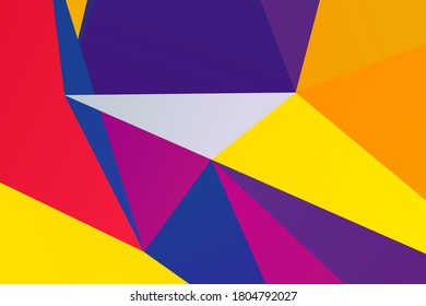 Fondo geométrico para banners, Fondos de escritorio mimísticos en un estilo moderno. Ilustración vectorial.