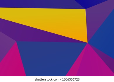 Fondo geométrico para banners, Fondos de escritorio mimísticos en un estilo moderno. Ilustración vectorial.