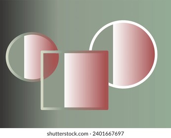 Geometric background with beautiful colors, for digital luxury business banner, contemporary formal invitation, luxury voucher, prestigious gift certi