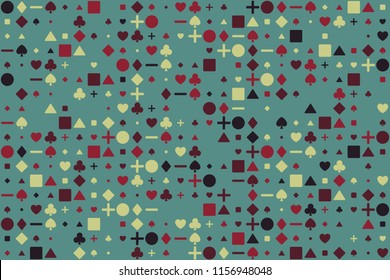 Geometric background with beautiful elements