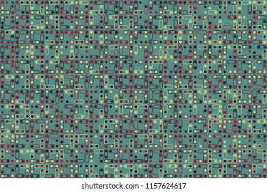 Geometric background with beautiful elements