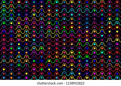 Geometric background with beautiful elements