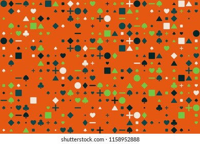 Geometric background with beautiful elements