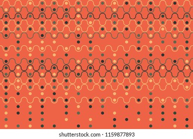 Geometric background with beautiful elements