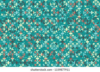 Geometric background with beautiful elements