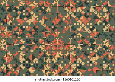 Geometric background with beautiful elements