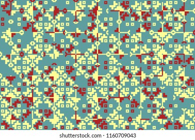 Geometric background with beautiful elements
