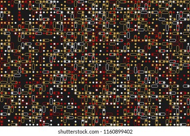 Geometric background with beautiful elements