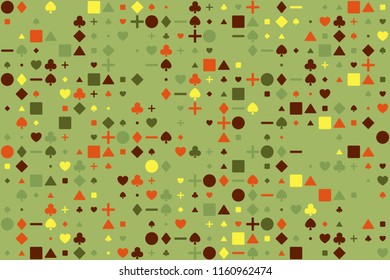 Geometric background with beautiful elements