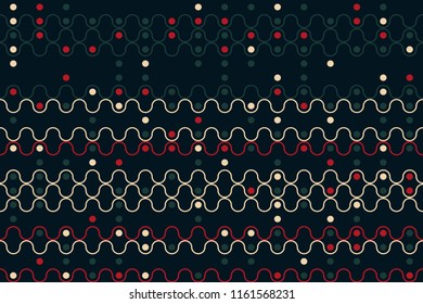 Geometric background with beautiful elements