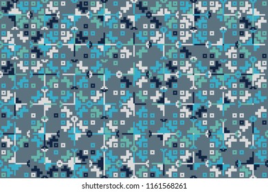 Geometric background with beautiful elements