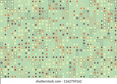 Geometric background with beautiful elements