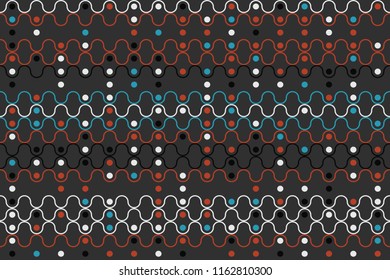 Geometric background with beautiful elements