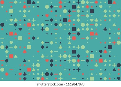 Geometric background with beautiful elements