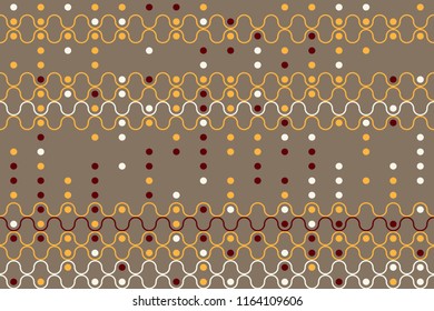 Geometric background with beautiful elements