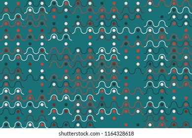 Geometric background with beautiful elements