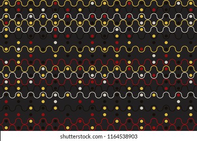 Geometric background with beautiful elements