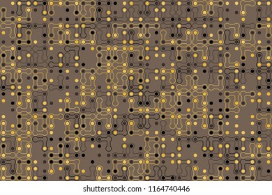 Geometric background with beautiful elements