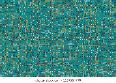 Geometric background with beautiful elements