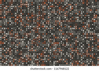 Geometric background with beautiful elements
