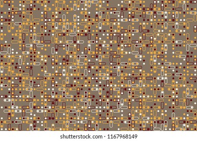 Geometric background with beautiful elements