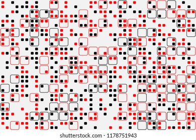 Geometric background with beautiful elements