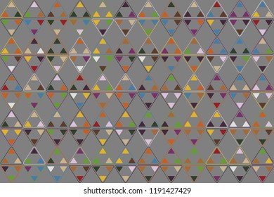 Geometric background with beautiful elements