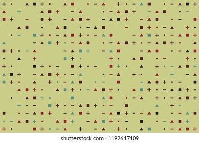 Geometric background with beautiful elements