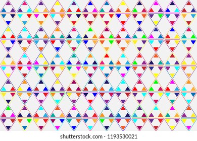 Geometric background with beautiful elements