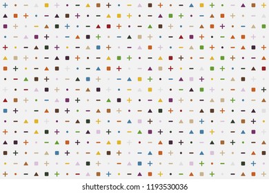 Geometric background with beautiful elements