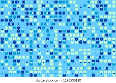 Geometric background with beautiful elements